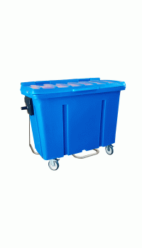 CONTAINER DE LIXO 500 LITROS COM PEDAL 